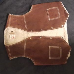 Vintage leather vest